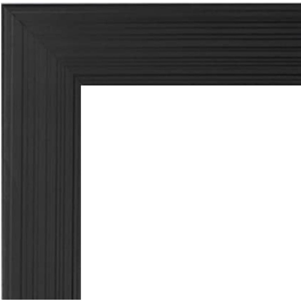 pecula 2-pack black picture frame for 5x7 photos, plexiglass and plastic construction, wall and tabletop display