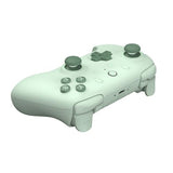 8bitdo ultimate 2c wireless controller for windows pc and android with 1000hz polling rate, hall effect joysticks and triggers, and remappable l4/r4 bumpers in green