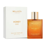 BellaVita Luxury Honey Oud Eau de Parfum 3.4 fl oz unisex fragrance patchouli vanilla bergamot