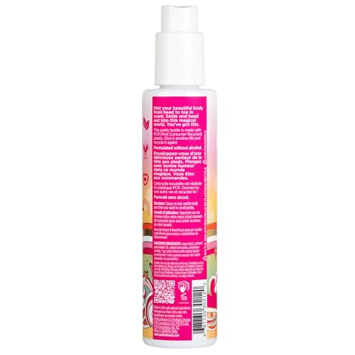 pacificas island vanilla 6oz hair and body mist, paraben-free, no alcohol, vegan and cruelty-free for women