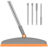 Multifunction Magic Broom, 54 Inch Adjustable Long Handle Silicone Floor Squeegee Broom