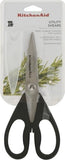 KitchenAid All Purpose Kitchen Shears with Protective Sheath Durable Stainless Steel Scissors, Dishwasher Safe, Soft Grip Comfort Handle, 8.72 Inch, Black