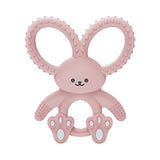 Dr. Brown's soft 100% silicone, BPA free, teething toy for 3m+ babies, pink bunny design