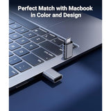 syntech usb c to usb adapter pack of 2 space grey thunderbolt 4 compatible with macbook pro air surface ipad