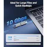syntech usb c to usb adapter pack of 2 space grey thunderbolt 4 compatible with macbook pro air surface ipad