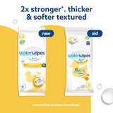 WaterWipes Sensitive+ Bathing Wipes, 3-In-1 Cleans, Cares, Protects, Unscented, Hypoallergenic, 99.9% Water, 16 Count, 1 Pack