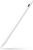 stylus pen for 6th-11th gen ipads, 2x fast charge active pencil compatible with 2018-2025 apple devices - white