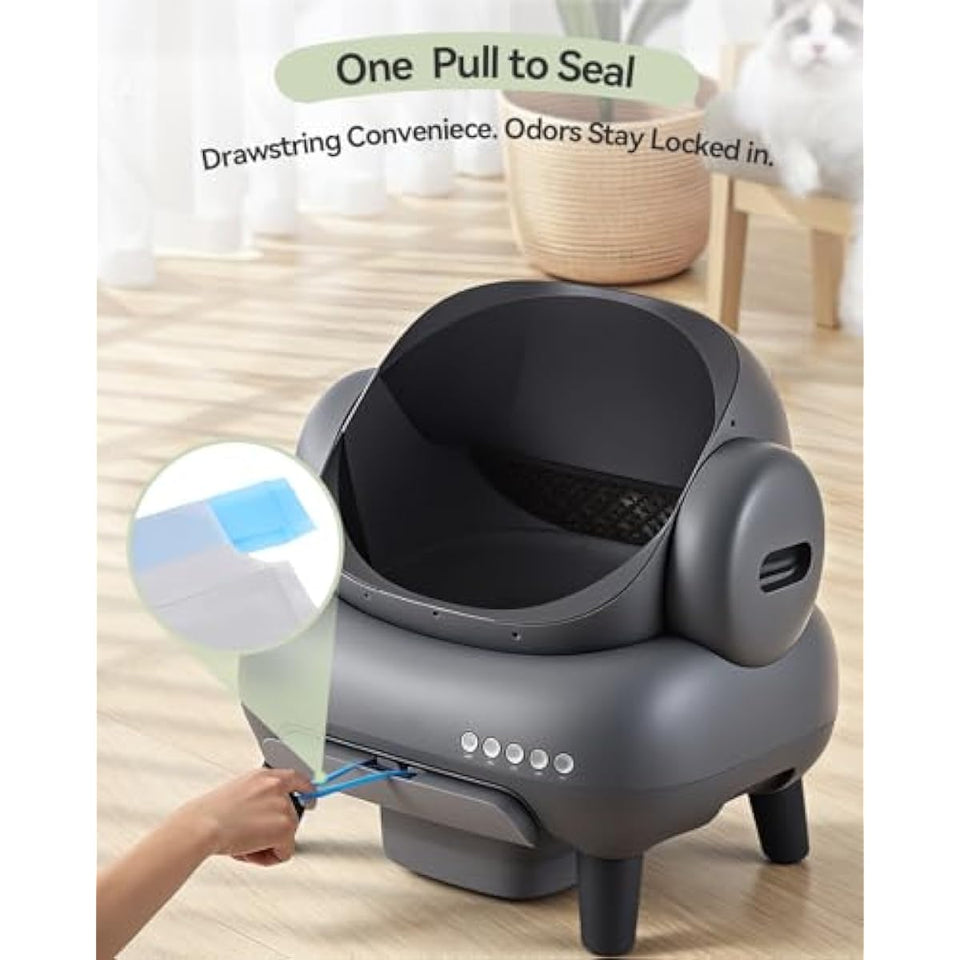 petpivot autoscooper 11 neakasam1 open-top self-cleaning cat litter box replacement unscented leak-proof trash bags
