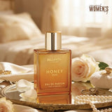 BellaVita Luxury Honey Oud Eau de Parfum (3.4 fl. oz.) | Patchouli, Vanilla, Bergamot, Floral & Spicy + Vegan Essentials Oils | Best gift for Valentine's Day | Long-Lasting Unisex Fragrance