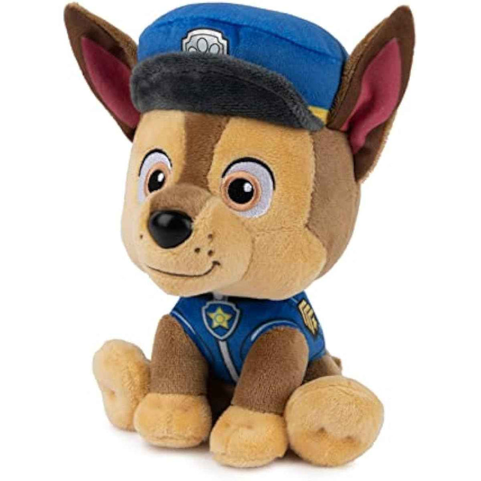 GUND Official PAW Patrol Chase in Signature Police Officer Uniform Plush Toy, Stuffed Animal for Ages 1 and Up, 6" (Styles May Vary)