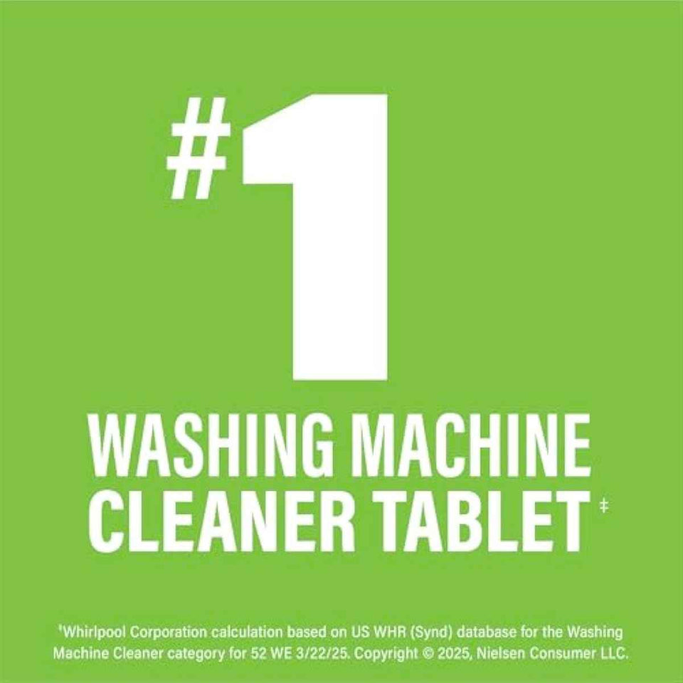 Affresh Washing Machine Cleaner, 6 Time Release Tablets, 6 Month Supply, EPA Safer Choice Certified