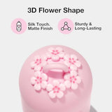 vetreska dog poop bag dispenser with cherry blossom scented bags and holder, pink