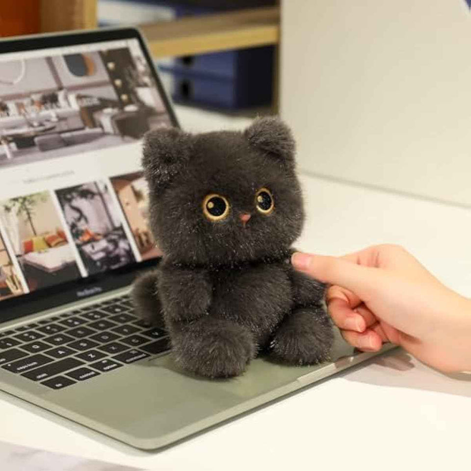 Ditucu grey 6 inch small cute soft plush dolls small plushies toys gifts for kids