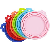 6 packs Pet Food Can Lids, Food Safe BPA-Free & Dishwasher Safe, Can Covers Most Standard Size Dog and Cat Can Tops