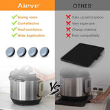 aieve 8 Pcs Appliance Sliders Small Self Adhesive Casters for Countertop