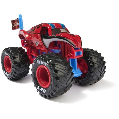 Monster Jam, Marvel Official Spider-Man Monster Truck, Die-Cast Vehicle, 1:64 Scale, Super Hero Kids Toys for Boys Ages 3 and up