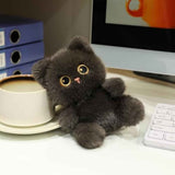Ditucu grey 6 inch small cute soft plush dolls small plushies toys gifts for kids