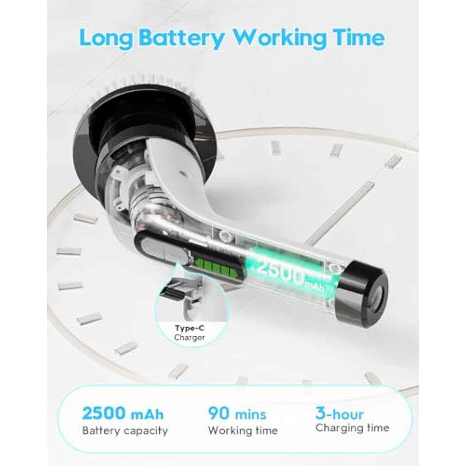 Highyes Electric Spin Scrubber: Cordless Power for Effortless Bathroom Cleaning