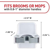 Command Broom and Mop Grippers: Damage-Free Wall Mount for Cleaning Supplies