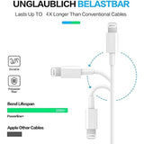 RCTech 3Pack 6FT Lightning cable MFi certified iPhone fast charger
