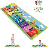 foki floor piano mat for toddlers sensory educational animal sounds touch playmat 1 to 5 years old boy and girl