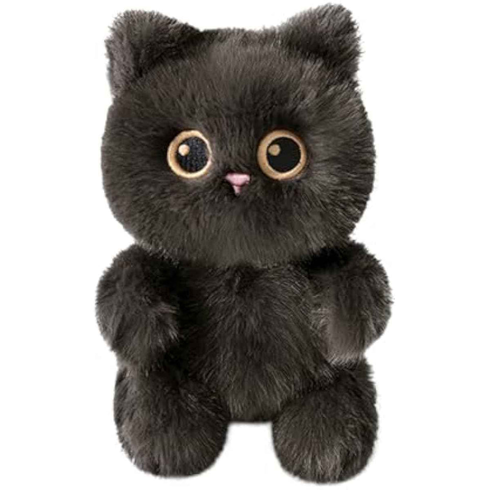 Ditucu Cat Stuffed Animals Cute Soft Plush Dolls Small Plushies Toys Gifts for Kids Grey 6 inch