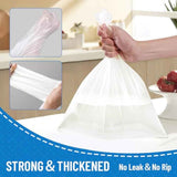 Small Trash Bags 4 Gallon, 100 Count - Unscented Mini Garbage Bags for Bathroom Cans