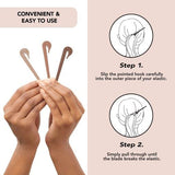 Kitsch Hair Tie Cutter – Pain-Free, No-Damage Tool for Kids, Girls & Toddlers (3pc) - Cart Shape