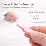 Baby Nail Care Kit, 4-in-1 Set with Owl Case, Clippers, Scissors, File & Tweezers for Newborn to Toddler Kids, Owl Green