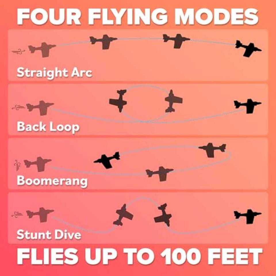 Foam Airplanes - Easter Basket Stuffers for Kids All Ages 4 5 6 7 8 9 10 Year Old - Best Toy Gift - Boy Toys Basket Stuffer Gifts - Fun Easter Gifts for Boys & Girls Party Favors - Air Plane Gift Idea