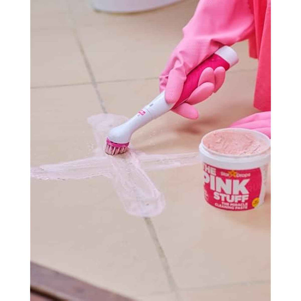 stardrops 4-piece pink stuff cleaning brush heads kit for various surfaces