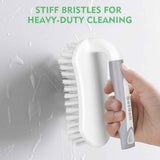 SetSail Heavy-Duty Scrub Brushes with Stiff Bristles for Cleaning Shower, Bathroom, Carpet, and Kitchen