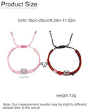 Spider Friendship Bracelets for 2 Matching Bracelets for Couples Best Friends Matching Spider Bracelet for BFF Friendship Jewelry Gifts for Bestie GF BF