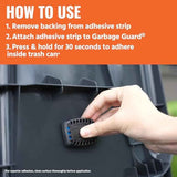 Terro T800 Garbage Guard Trash Can Insect Killer - Kills Flies, Roach, Maggots, Beetles, and Insects in Outdoor Garbage Can