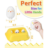 Yetonamr Easter Eggs Toys for Babies Boys Girls Kids, Toddler Easter Basket Stuffers Prefilled Easter Eggs with Toys Inside Filled Infant Montessori Toys Gifts for Toddlers Babies Boys