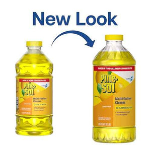 CloroxPro Pine-Sol Multi-Surface Cleaner, All Purpose Cleaner, Lemon Fresh, 40 Fluid Ounces (Package May Vary)