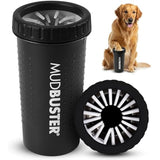 Dexas MudBuster Portable Dog Paw Washer in Large, Matte Black, Special Edition for Easy Cleaning