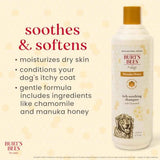 Burt’s Bees for Pets Itch Shampoo with Manuka Honey and Chamomile for Dogs, Itch Relief for Dogs - Naturally Derived Ingredients, 16 Fl Oz