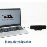Cyber Acoustics ca-2890 usb stereo speaker bar for pc mac chromebook easy control