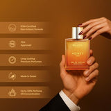 BellaVita Luxury Honey Oud Eau de Parfum 3.4 fl oz unisex fragrance patchouli vanilla bergamot