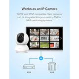 TP-Link Tapo C200 1080P Pan/Tilt Baby Monitor with Motion Detection, 2-Way Audio and Night Vision