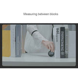 HomeMagician 324 Ft Electronic Digital Tape Measure with LCD Display Digital Ruler Rechargeable Small Smart Rolling Measuring Tool for Flat Curved Diameter Odd Shape Ideal Surprise for You