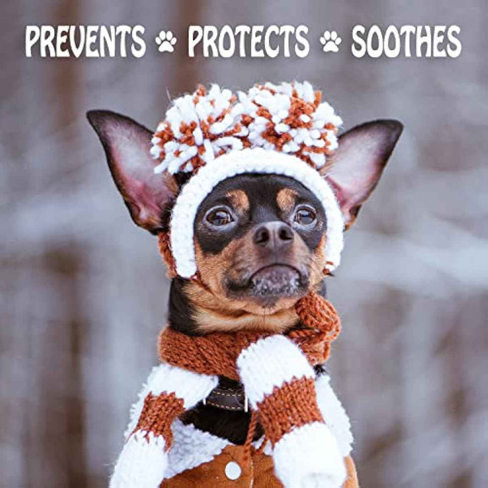 Musher's Secret Dog Paw Wax 60g – Moisturizing Dog Paw Balm – Helps Protect & Heals Cracked Paws – Creates an Invisible Paw Protectors Barrier – All-Natural Nose & Paw Balm with Vitamin E
