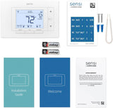 Sensi Smart Thermostat, 100 Years Of Expertise, Wi-Fi, Data Privacy, Programmable, Easy DIY Install, Works With Alexa, Energy Star Certified, Mobile App, ST55