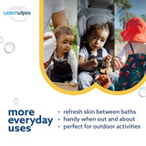 WaterWipes Sensitive+ Bathing Wipes, 3-In-1 Cleans, Cares, Protects, Unscented, Hypoallergenic, 99.9% Water, 16 Count, 1 Pack