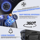 Gamrombo Xbox 360 2 Pack Wireless Controller Replacement for 360 & Slim with Windows PC Compatibility
