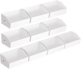 Large Fabric Trapezoid Storage Bins for Closet Organizer System 6 Pack