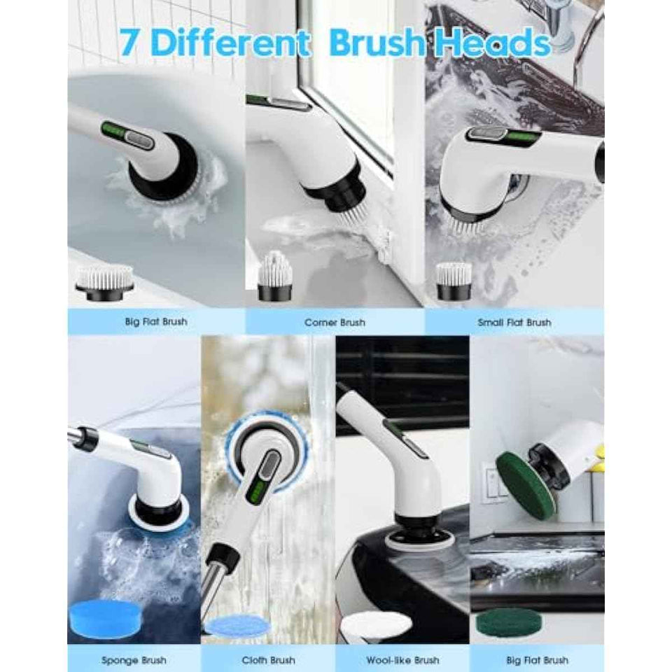 Highyes Electric Spin Scrubber: Cordless Power for Effortless Bathroom Cleaning