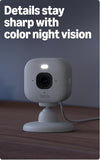 Blink Mini 2K+ (newest model) – Plug-in Home & Pet Indoor Security Camera with 2K video resolution, night vision, enhanced audio, motion detection – 1 camera (White)