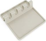 Silicone Utensil Rest with Drip Pad, Heat-Resistant, Durable, and BPA-Free Utensil Holder for Stove Top Kitchen Utensils